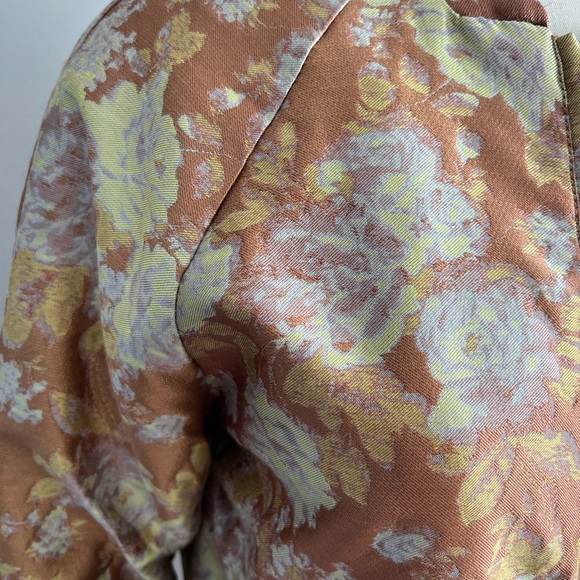 H&M JACQUARD FLORAL VARSITY STYLE JACKET - Picture 6 of 7